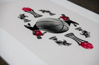"Chicago Bulls" - Collage Art Giclee Print